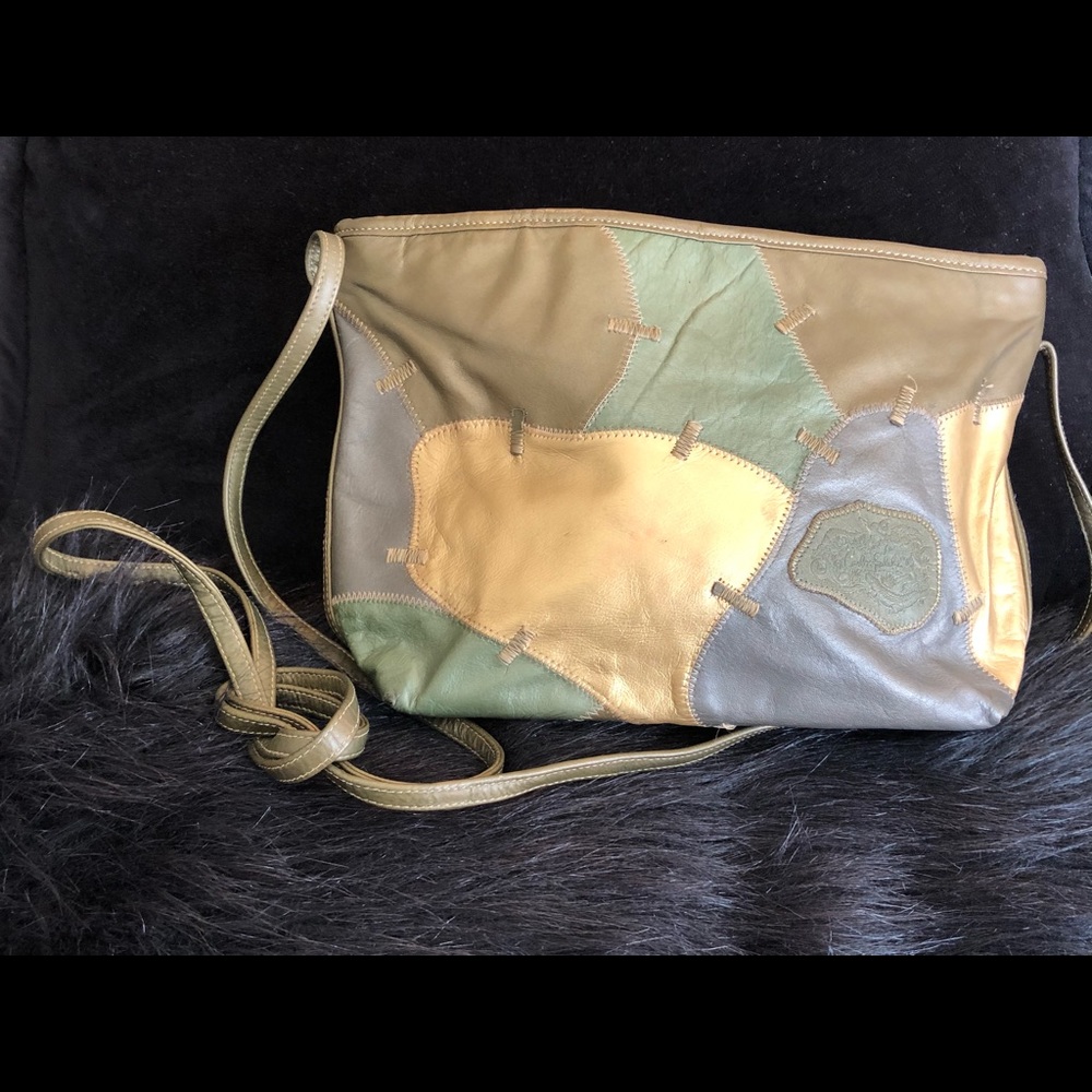 Vintage 1990 Carlos Falchi Camo Crossbody - Picture 2 of 4